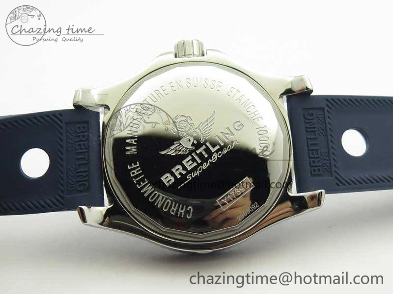 SuperOcean II Y1739316 44mm GF 1:1 Best Edition Blue Dial On Rubber Strap A2824