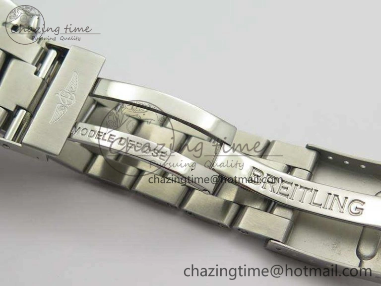 SuperOcean II Y1739316 44mm GF 1:1 Best Edition Blue Dial On SS Bracelet A2824