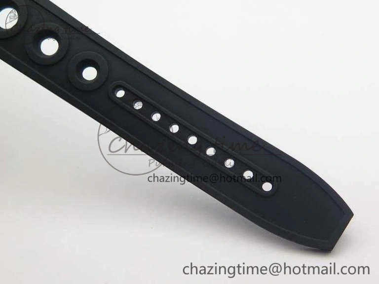 SuperOcean M17393 DLC GF 1:1 Best Edition Black Dial On Rubber Strap A2824