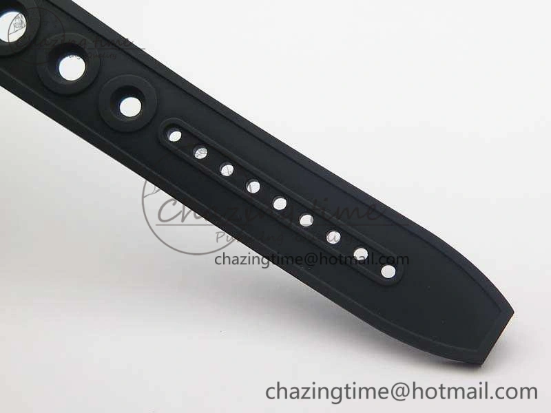 SuperOcean M17393 DLC GF 1:1 Best Edition Black Dial On Rubber Strap A2824