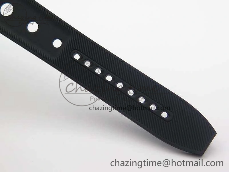 SuperOcean M17393 DLC GF 1:1 Best Edition Black Dial On Rubber Strap A2824