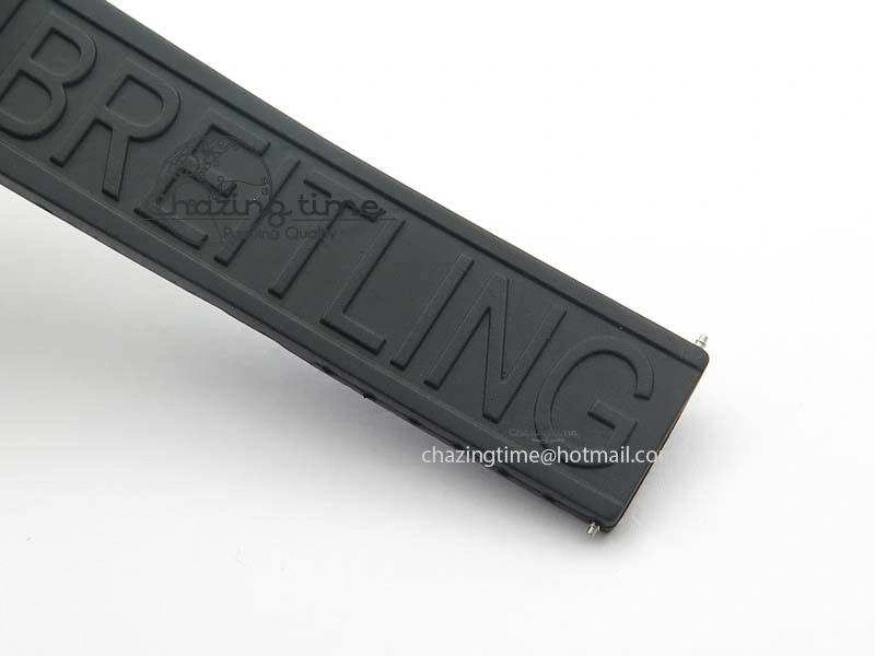 SuperOcean SteelFish SS Black Dial On Rubber Strap A7750