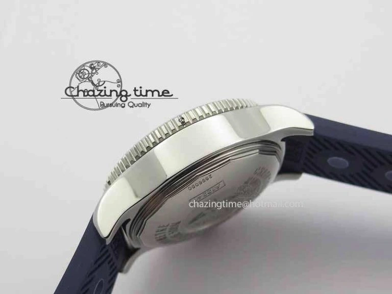 SuperOcean SteelFish SS Blue Dial On Blue Rubber Strap A7750