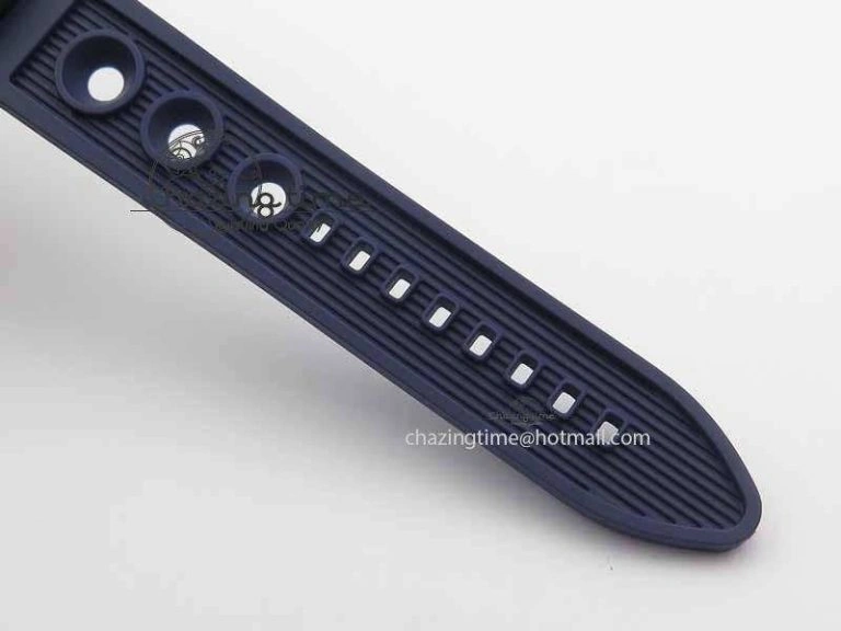 SuperOcean SteelFish SS Blue Dial On Blue Rubber Strap A7750