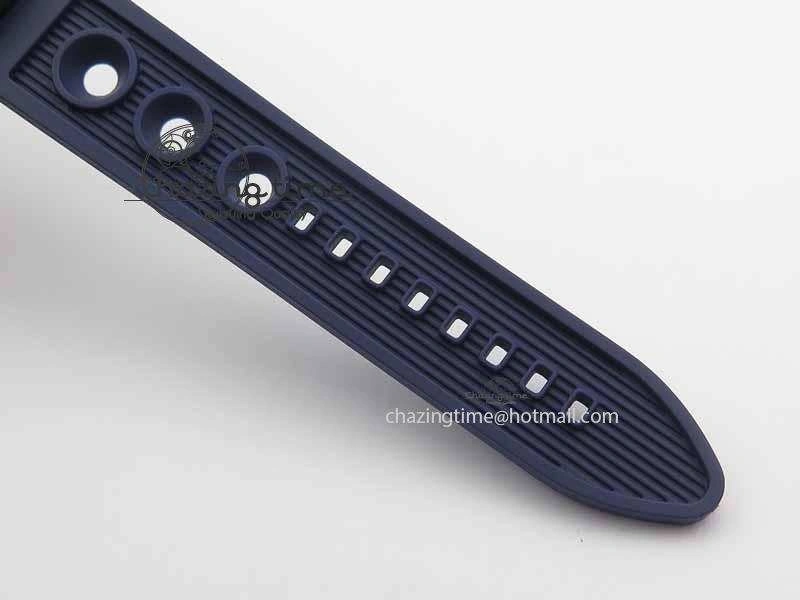 SuperOcean SteelFish SS Blue Dial On Blue Rubber Strap A7750