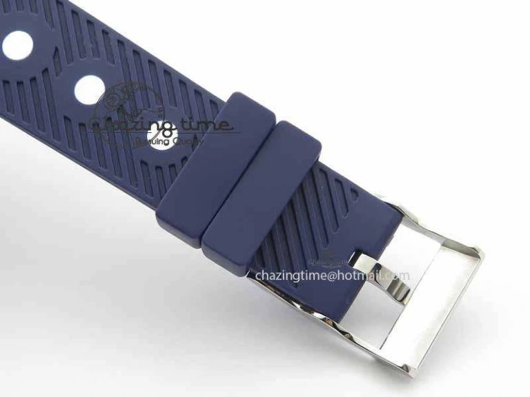 SuperOcean SteelFish SS Blue Dial On Blue Rubber Strap A7750