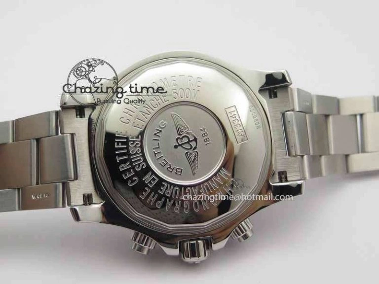 SuperOcean SteelFish SS Blue Dial On SS Bracelet A7750