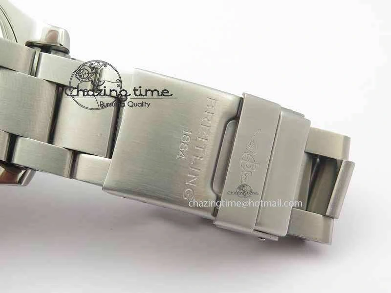 SuperOcean SteelFish SS Blue Dial On SS Bracelet A7750