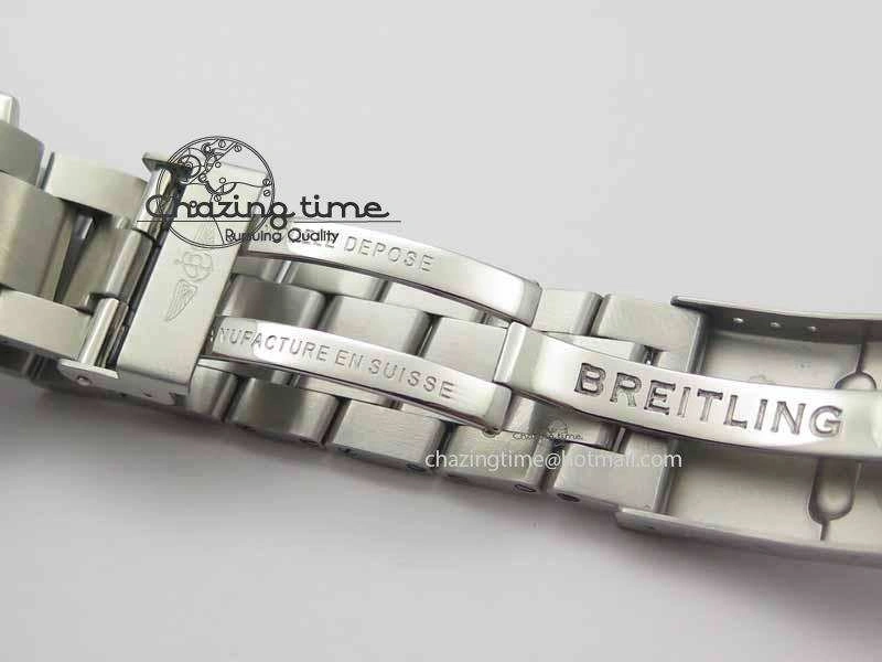 SuperOcean SteelFish SS Blue Dial On SS Bracelet A7750