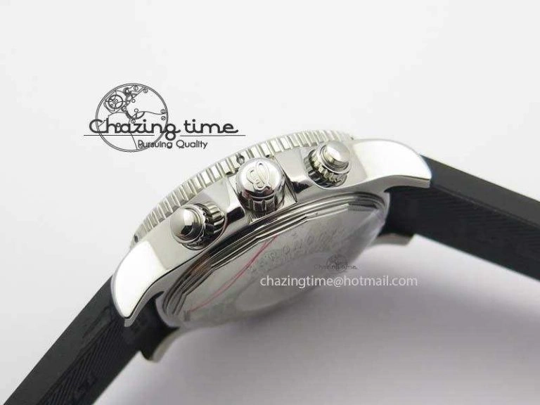 SuperOcean SteelFish SS White Dial On Rubber Strap A7750