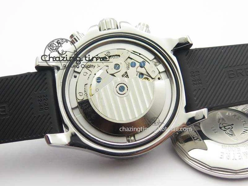 SuperOcean SteelFish SS White Dial On Rubber Strap A7750