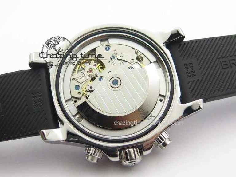 SuperOcean SteelFish SS White Dial On Rubber Strap A7750
