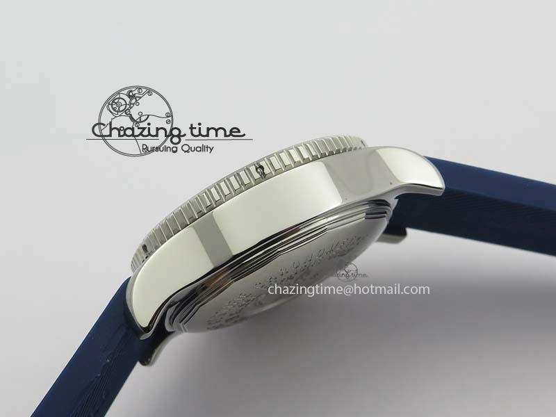 SuperOcean Steelfish Chrono 44mm Blue Dial On Blue Rubber Strap A7750