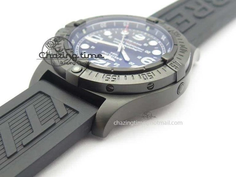 SuperOcean Steelfish DLC H-Maker SuperLumed Black Dial On Black Rubber Strap A2813 High Beat