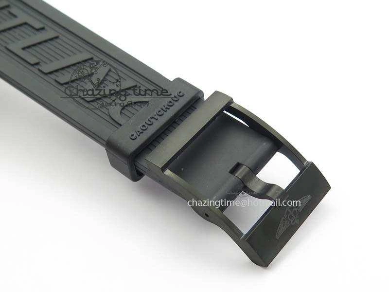 SuperOcean Steelfish DLC H-Maker SuperLumed Black Dial On Black Rubber Strap A2813 High Beat