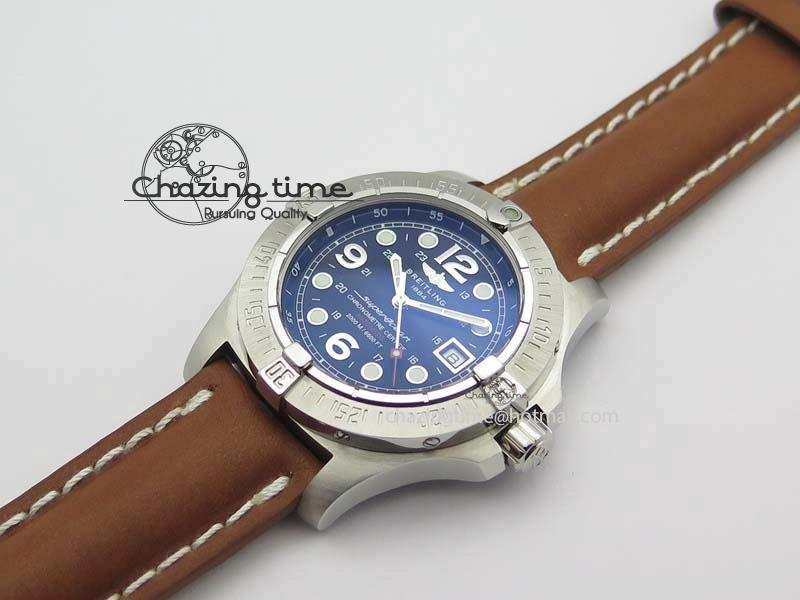 SuperOcean Steelfish H-Maker V2 Superlumed Black Dial On Brown Leather Strap A2813 High Beat