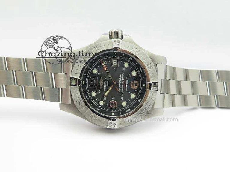 SuperOcean Steelfish H-Maker V2 Superlumed Black Dial On SS Bracelet A2813 High Beat