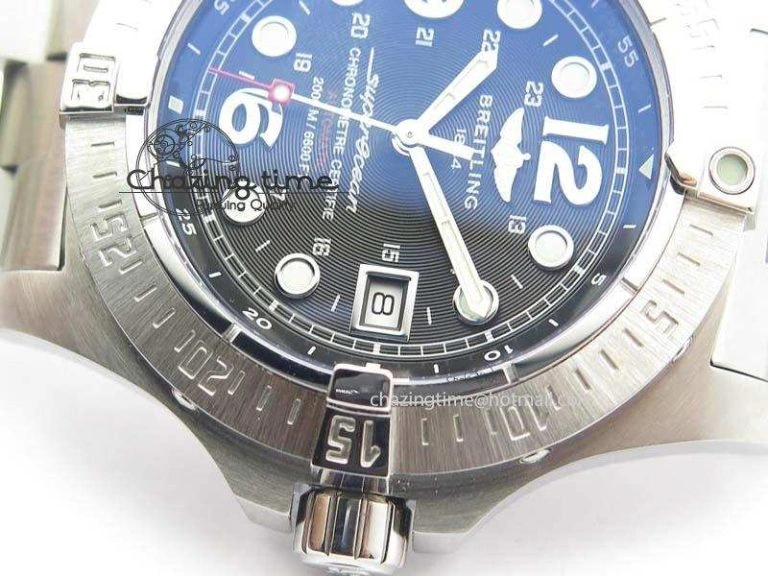 SuperOcean Steelfish H-Maker V2 Superlumed Black Dial On SS Bracelet A2813 High Beat