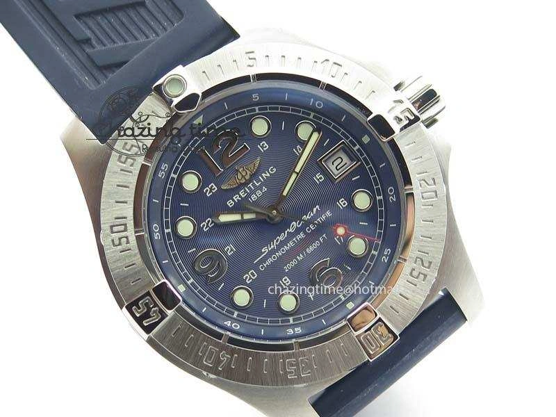SuperOcean Steelfish H-Maker V2 Superlumed Blue Dial On Blue Rubber Strap A2813 High Beat