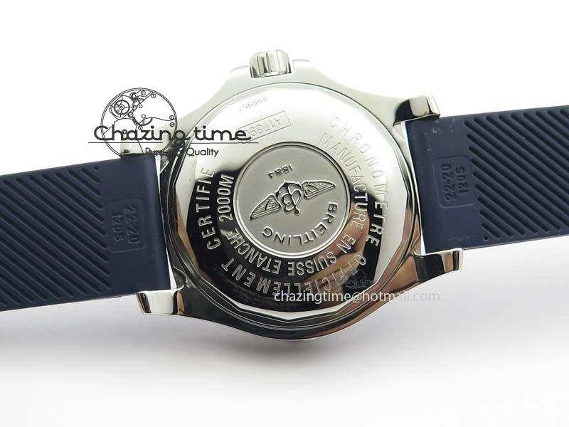 SuperOcean Steelfish H-Maker V2 Superlumed Blue Dial On Blue Rubber Strap A2813 High Beat