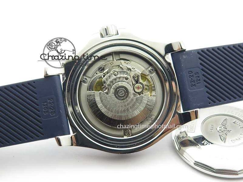SuperOcean Steelfish H-Maker V2 Superlumed Blue Dial On Blue Rubber Strap A2813 High Beat