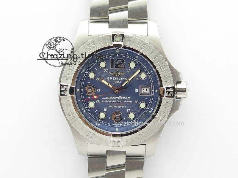 SuperOcean Steelfish H-Maker V2 Superlumed Blue Dial On SS Bracelet A2813 High Beat