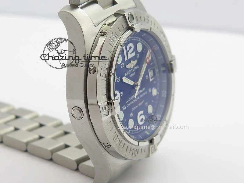 SuperOcean Steelfish H-Maker V2 Superlumed Blue Dial On SS Bracelet A2813 High Beat
