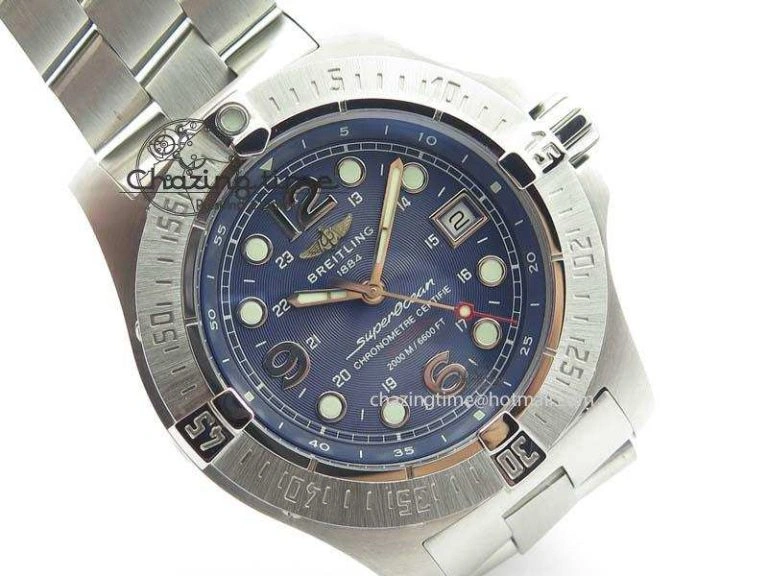 SuperOcean Steelfish H-Maker V2 Superlumed Blue Dial On SS Bracelet A2813 High Beat
