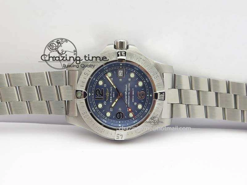 SuperOcean Steelfish H-Maker V2 Superlumed Blue Dial On SS Bracelet A2813 High Beat