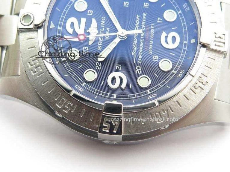 SuperOcean Steelfish H-Maker V2 Superlumed Blue Dial On SS Bracelet A2813 High Beat