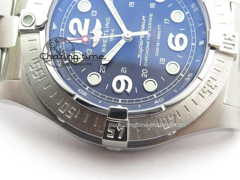 SuperOcean Steelfish H-Maker V2 Superlumed Blue Dial On SS Bracelet A2813 High Beat
