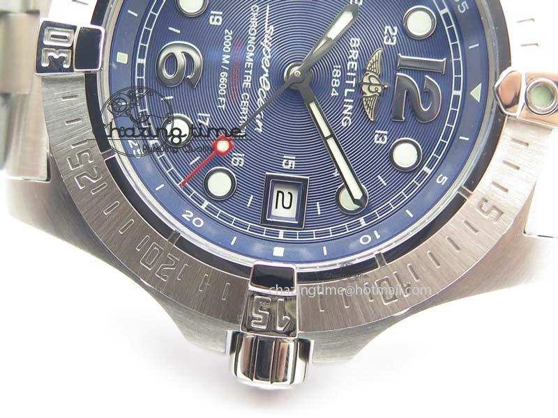 SuperOcean Steelfish H-Maker V2 Superlumed Blue Dial On SS Bracelet A2813 High Beat