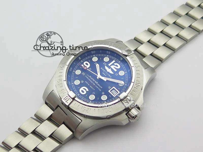 SuperOcean Steelfish H-Maker V2 Superlumed Blue Dial On SS Bracelet A2813 High Beat