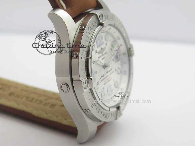 SuperOcean Steelfish H-Maker V2 Superlumed White Dial On Brown Leather Strap A2813 High Beat