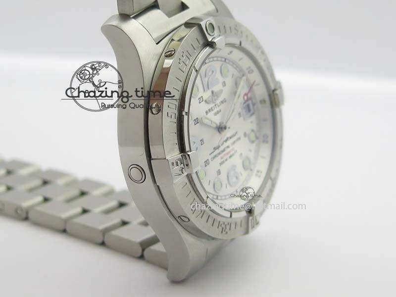 SuperOcean Steelfish H-Maker V2 Superlumed White Dial On SS Bracelet A2813 High Beat