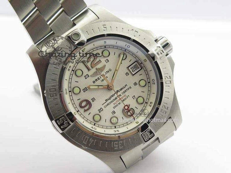 SuperOcean Steelfish H-Maker V2 Superlumed White Dial On SS Bracelet A2813 High Beat