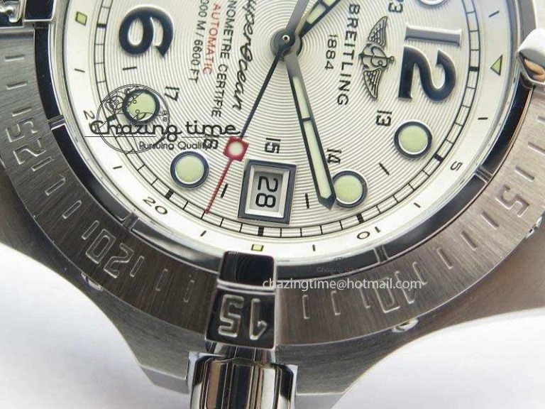 SuperOcean Steelfish H-Maker V2 Superlumed White Dial On SS Bracelet A2813 High Beat