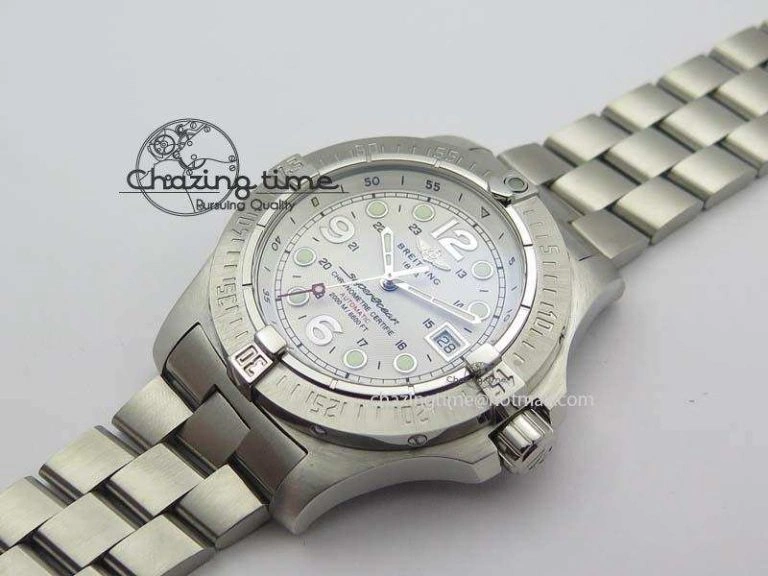 SuperOcean Steelfish H-Maker V2 Superlumed White Dial On SS Bracelet A2813 High Beat