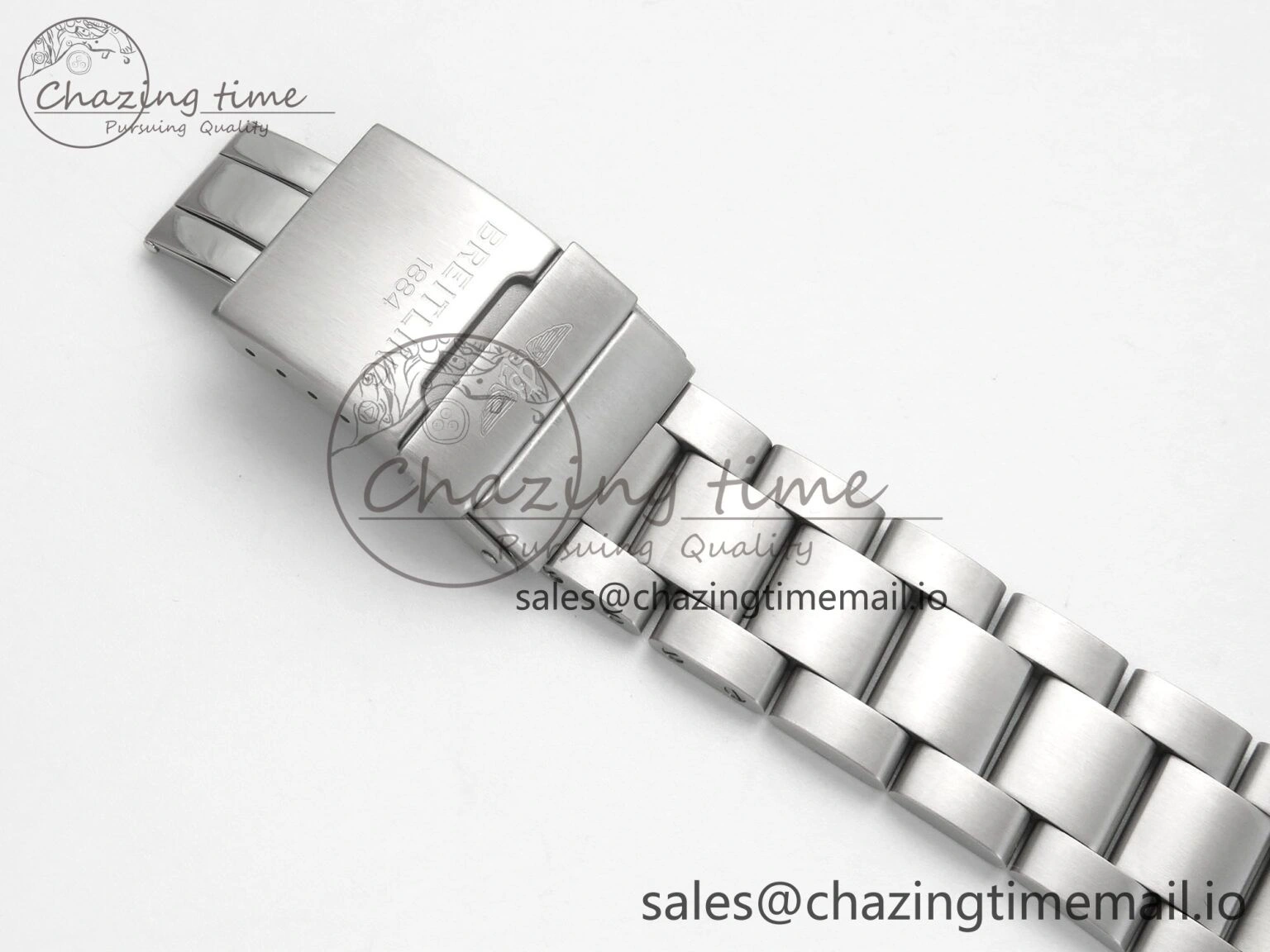 Superocean 44mm SS TF 1:1 Best Edition Black Dial Black Bezel on SS Bracelet A2824 V2
