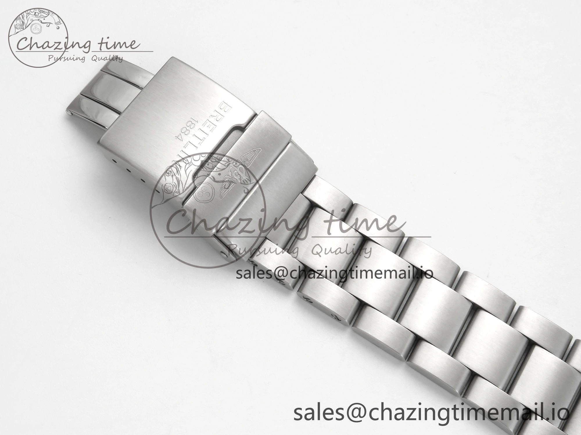 Superocean 44mm SS TF 1:1 Best Edition Black Dial Black Bezel on SS Bracelet A2824 V2