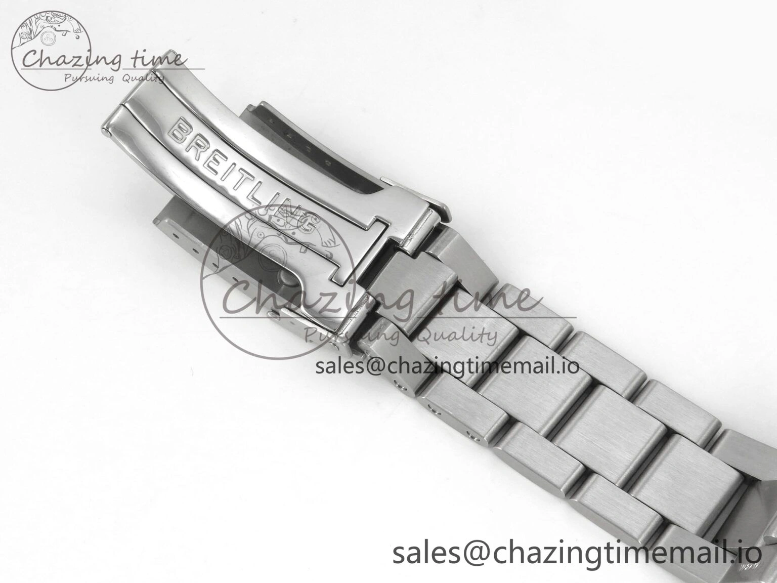 Superocean 44mm SS TF 1:1 Best Edition Black Dial Black Bezel on SS Bracelet A2824 V2