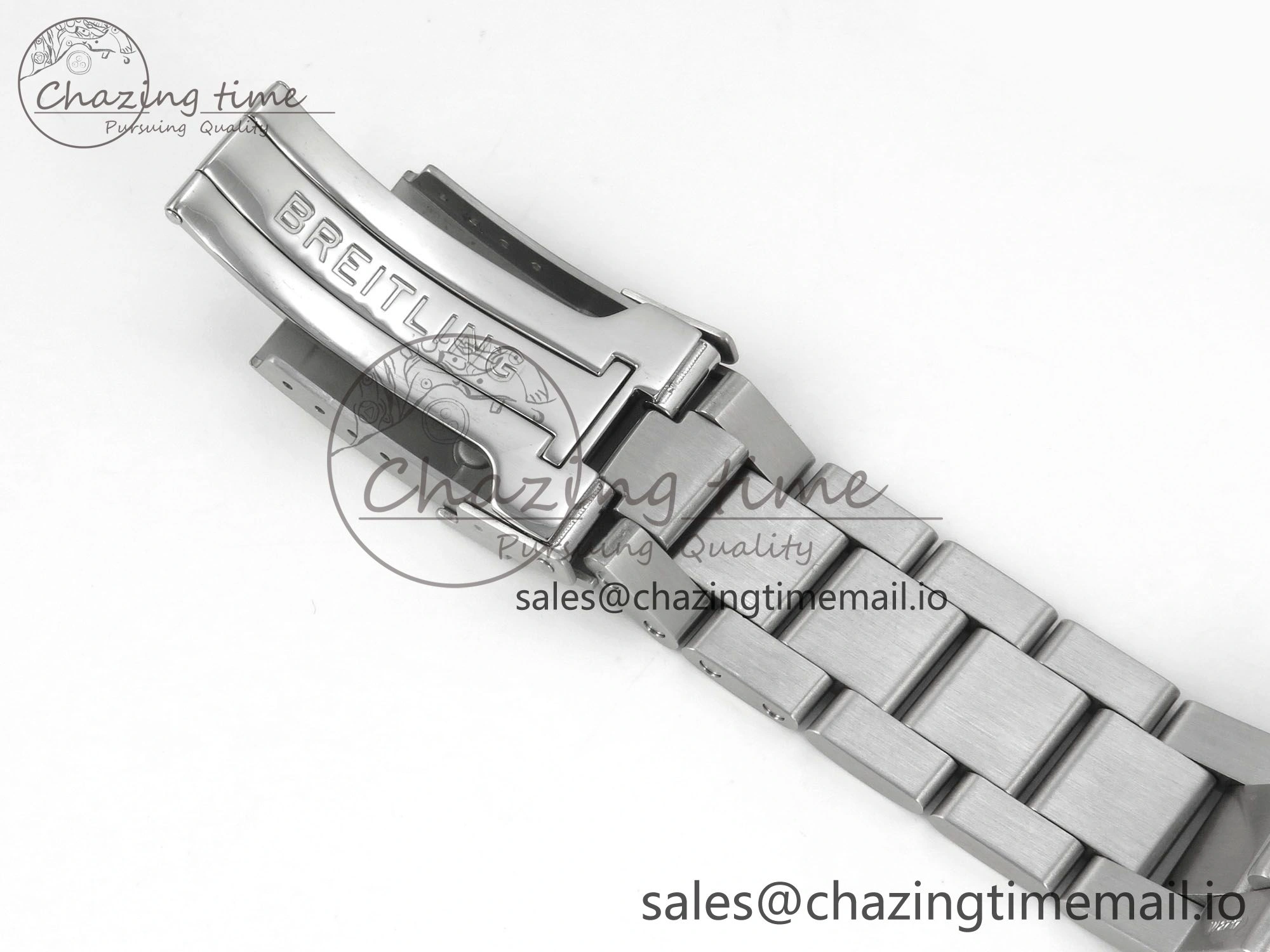 Superocean 44mm SS TF 1:1 Best Edition Black Dial Black Bezel on SS Bracelet A2824 V2