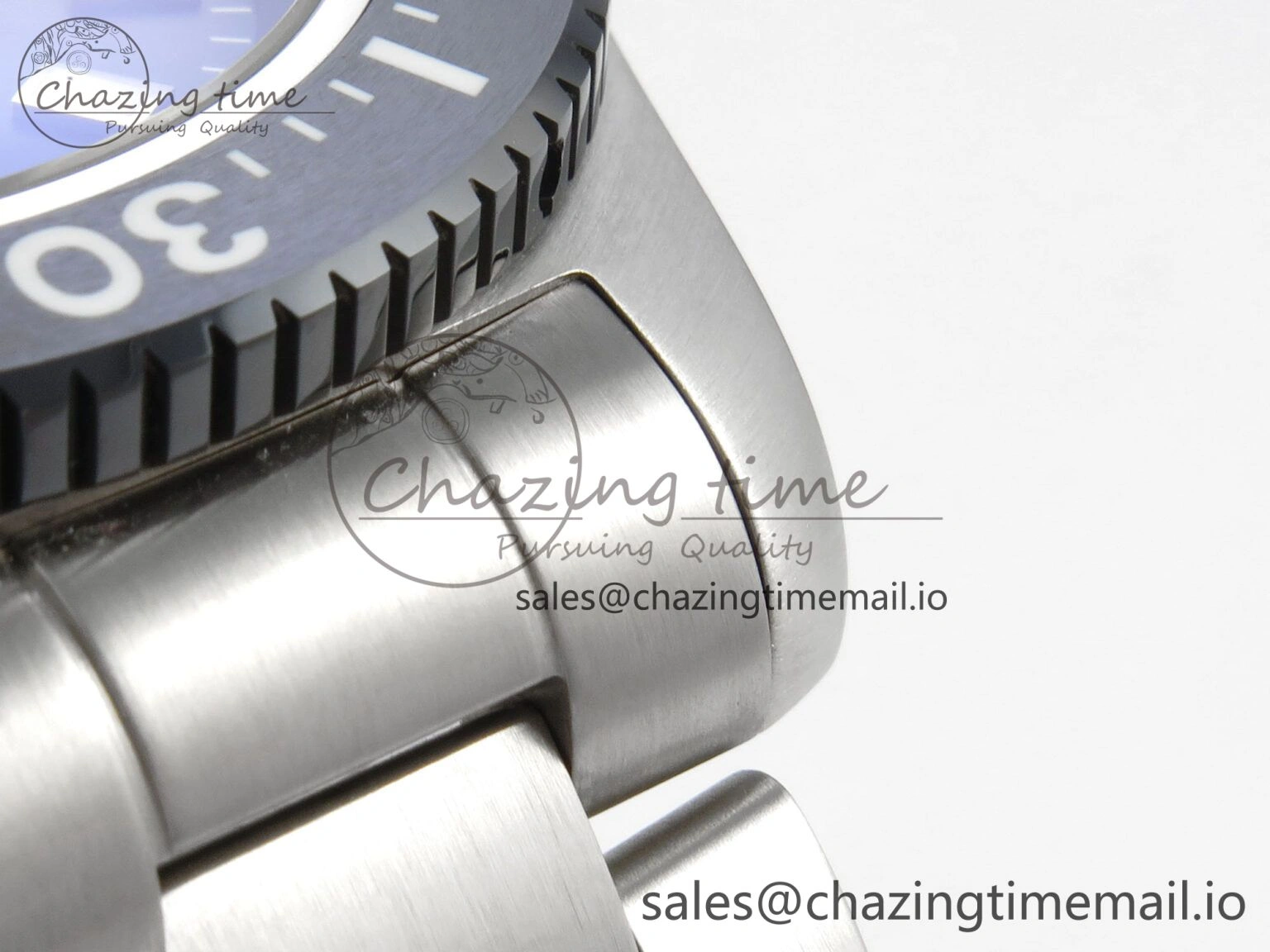 Superocean 44mm SS TF 1:1 Best Edition Black Dial Black Bezel on SS Bracelet A2824 V2