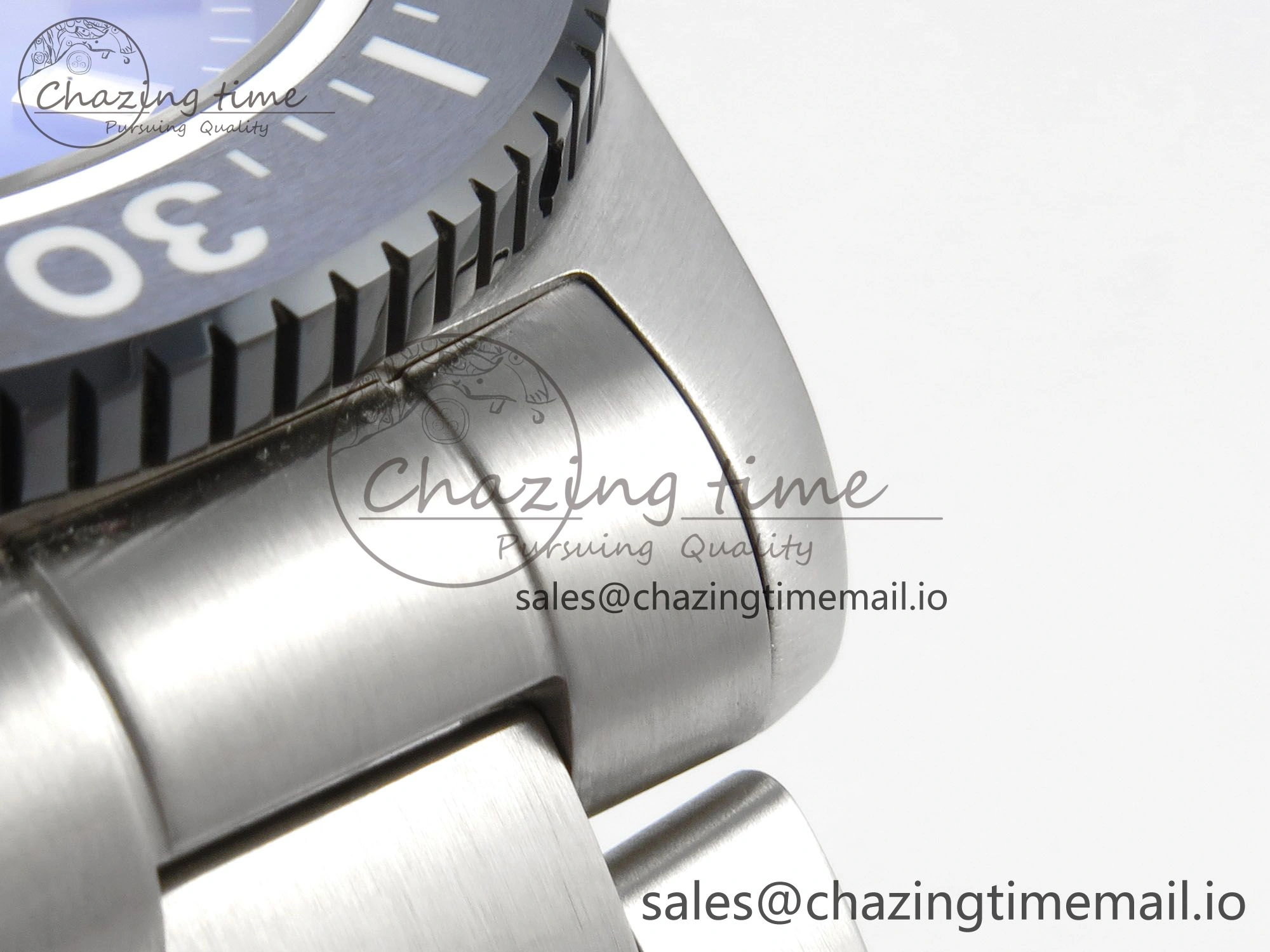 Superocean 44mm SS TF 1:1 Best Edition Black Dial Black Bezel on SS Bracelet A2824 V2