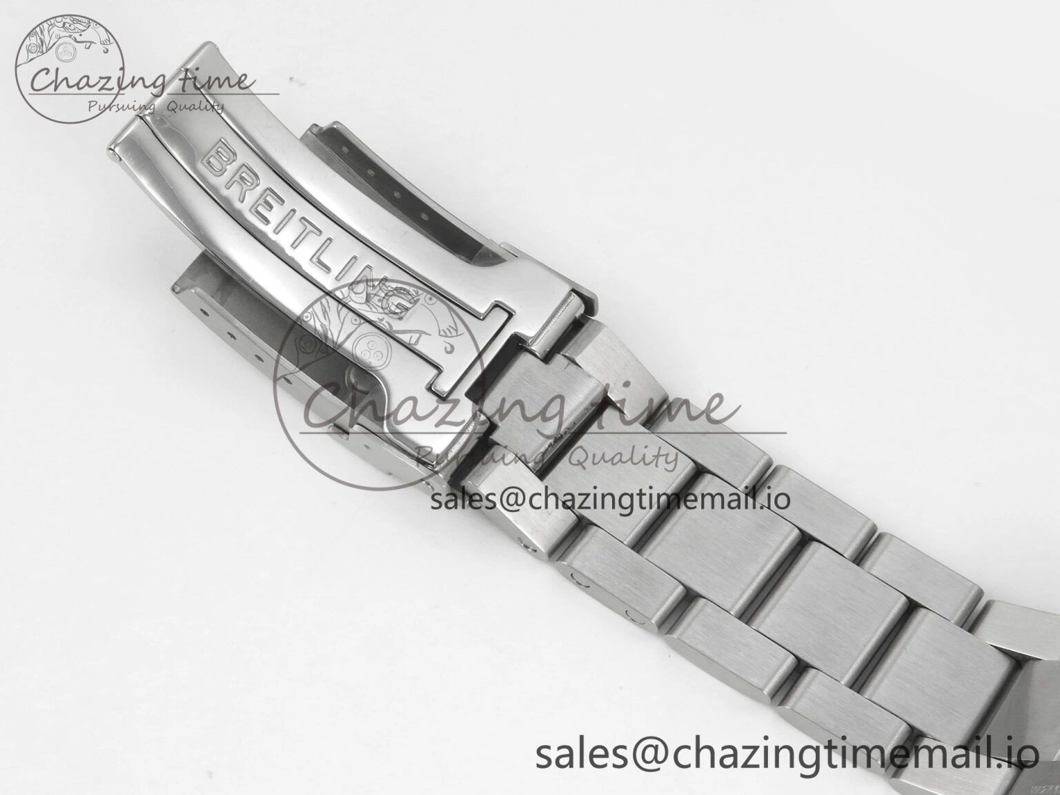 Superocean 44mm SS TF 1:1 Best Edition Blue Dial Blue Bezel on SS Bracelet A2824 V2