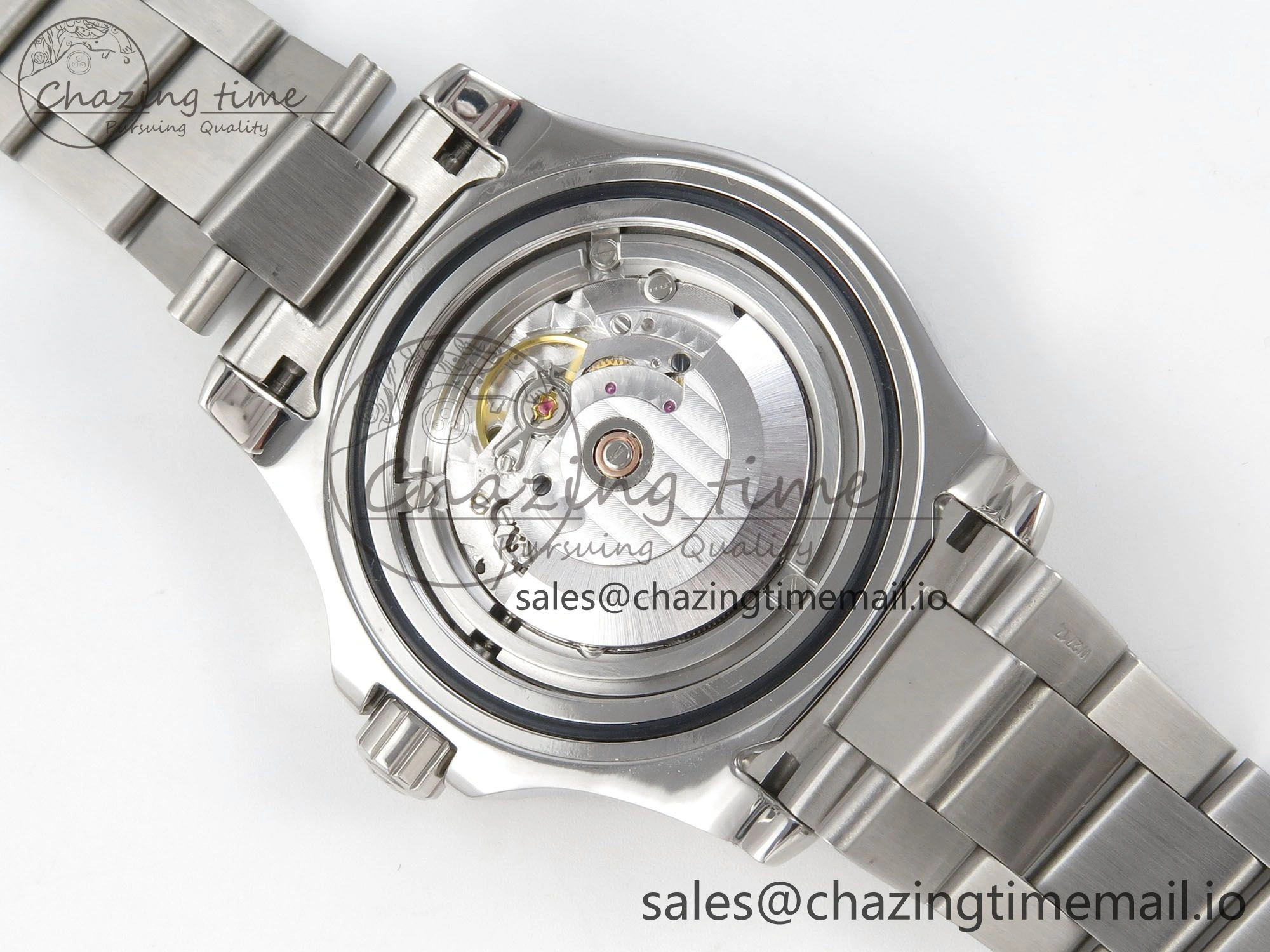 Superocean 44mm SS TF 1:1 Best Edition Blue Dial Blue Bezel on SS Bracelet A2824 V2