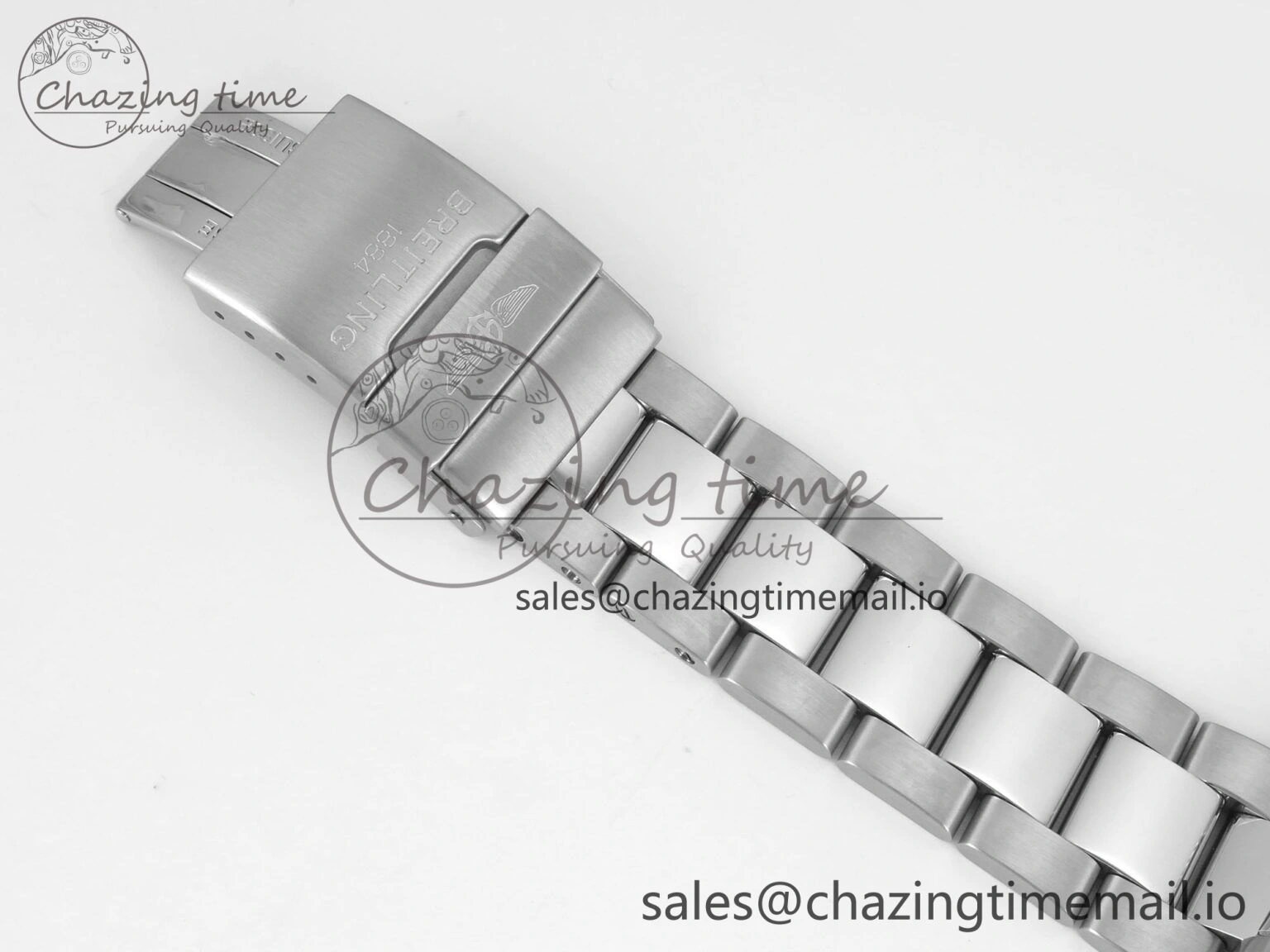 Superocean 44mm SS TF 1:1 Best Edition Blue Dial Blue Bezel on SS Bracelet A2824 V2