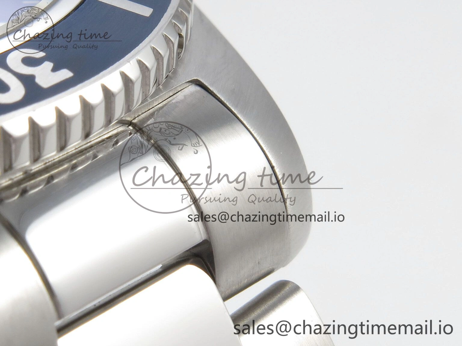 Superocean 44mm SS TF 1:1 Best Edition Blue Dial Blue Bezel on SS Bracelet A2824 V2
