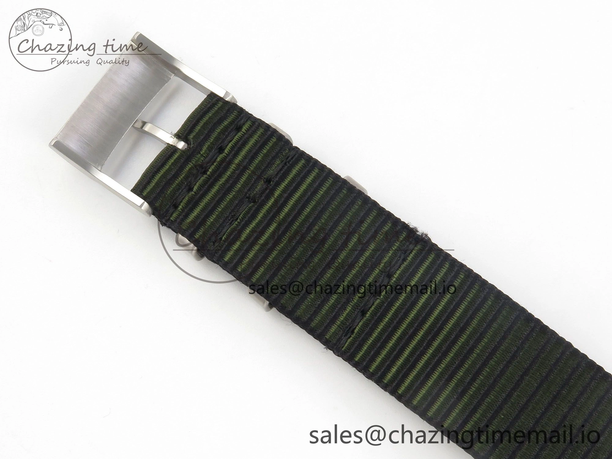 Superocean 44mm SS TF 1:1 Best Edition Green Dial Green Bezel on Green Nylon Strap A2824 V2