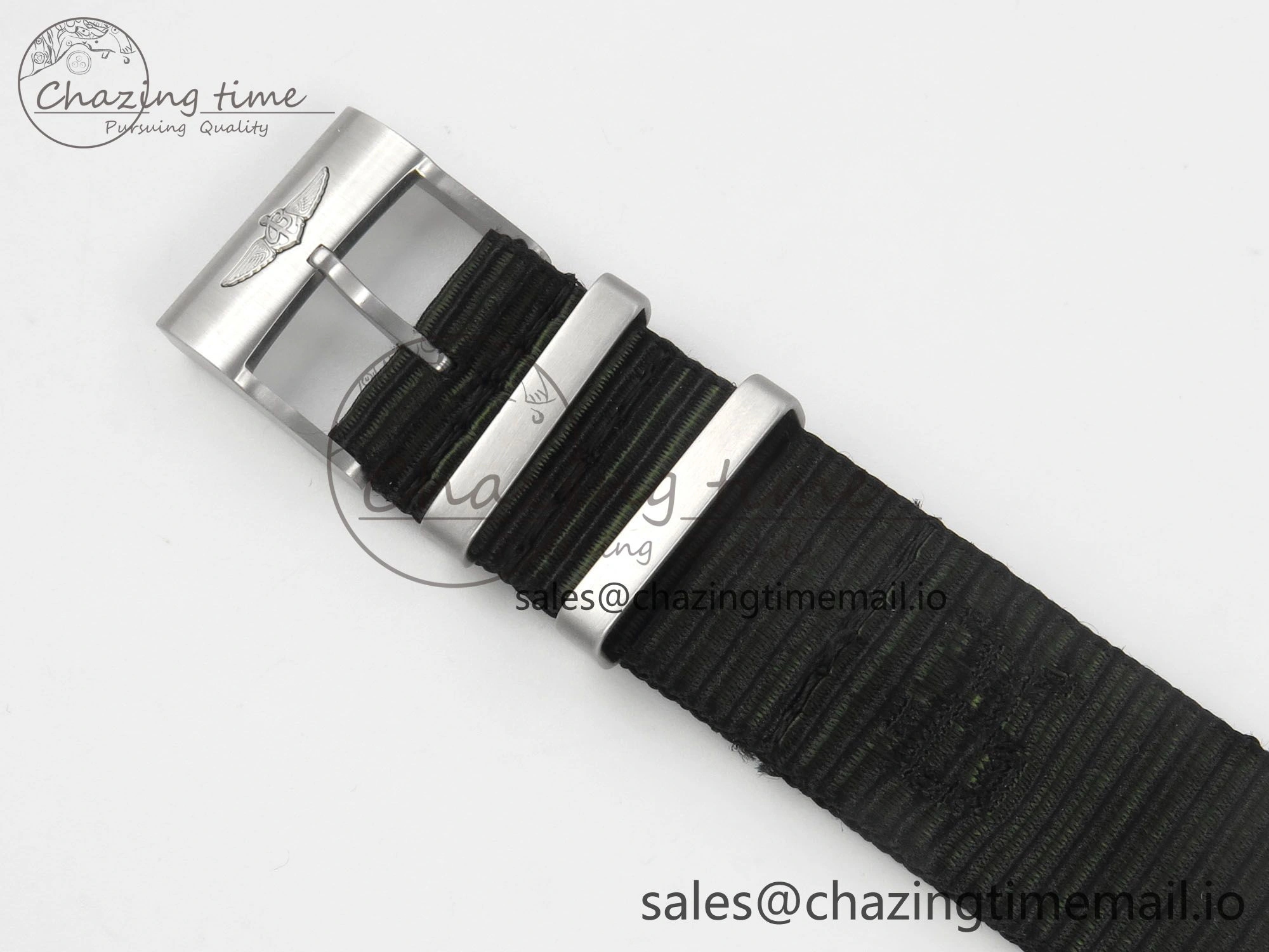 Superocean 44mm SS TF 1:1 Best Edition Green Dial Green Bezel on Green Nylon Strap A2824 V2